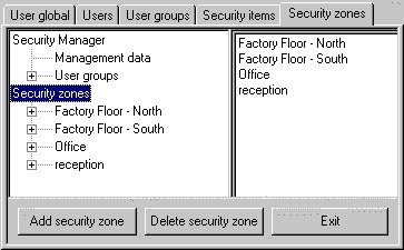 Security Manager -  Baza danych zabezpieczeń urządzeń Eurotherm